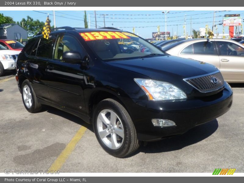 Black Onyx / Ivory 2004 Lexus RX 330