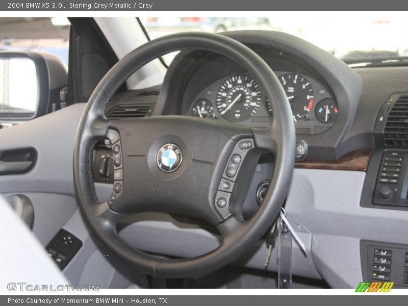 Sterling Grey Metallic / Grey 2004 BMW X5 3.0i