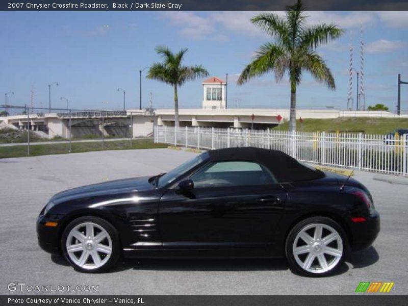 Black / Dark Slate Gray 2007 Chrysler Crossfire Roadster