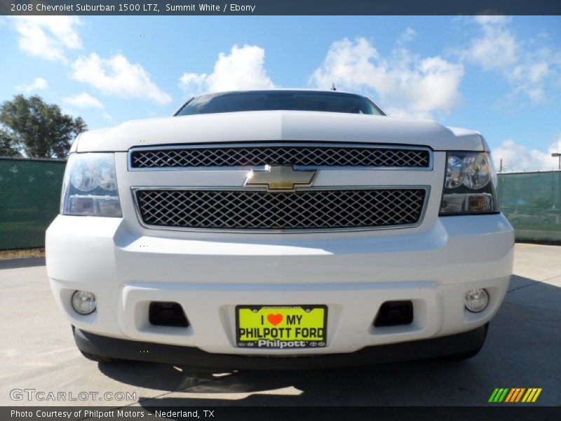 Summit White / Ebony 2008 Chevrolet Suburban 1500 LTZ