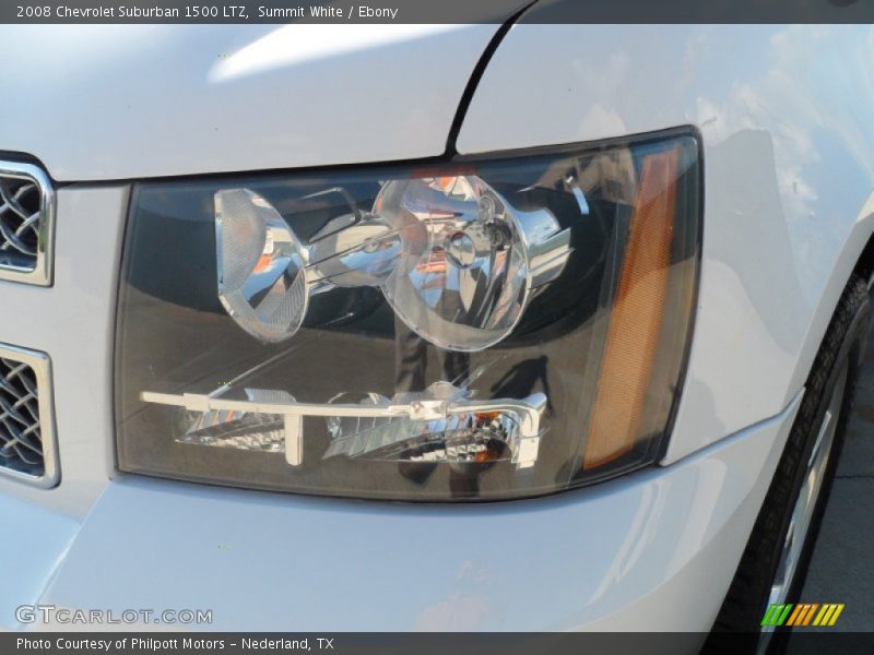 Summit White / Ebony 2008 Chevrolet Suburban 1500 LTZ