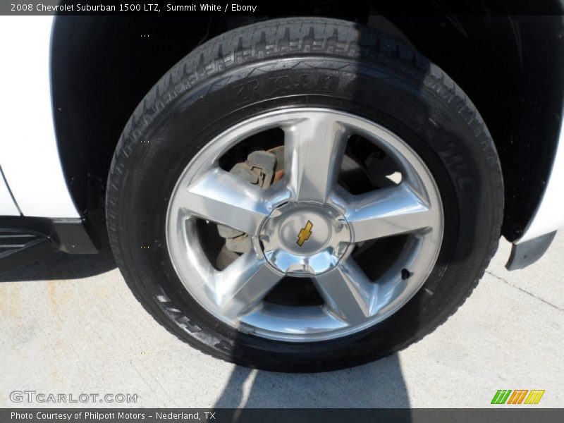 Summit White / Ebony 2008 Chevrolet Suburban 1500 LTZ