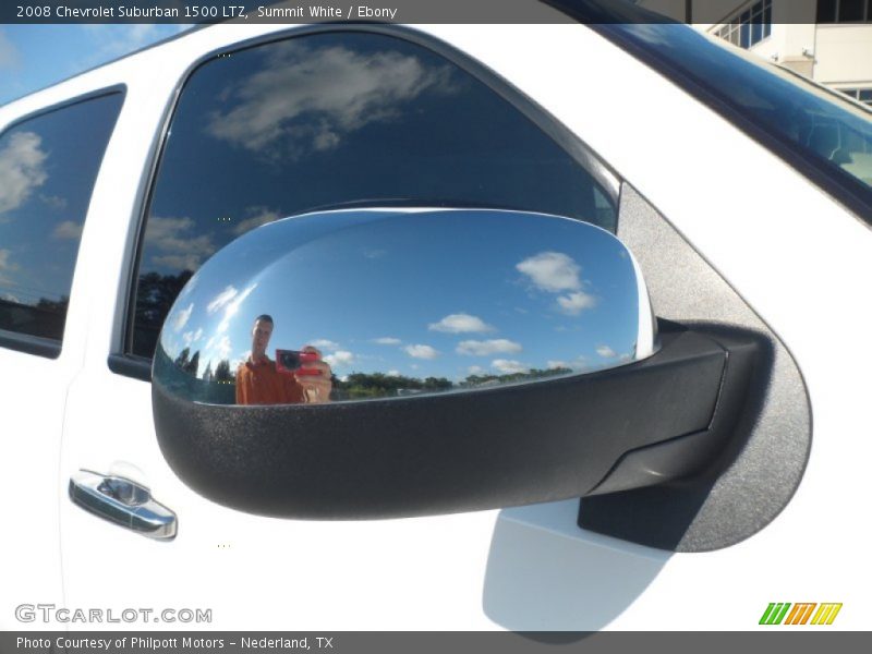 Summit White / Ebony 2008 Chevrolet Suburban 1500 LTZ