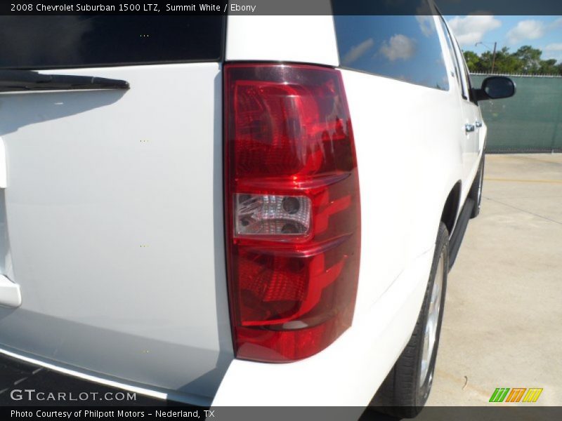 Summit White / Ebony 2008 Chevrolet Suburban 1500 LTZ