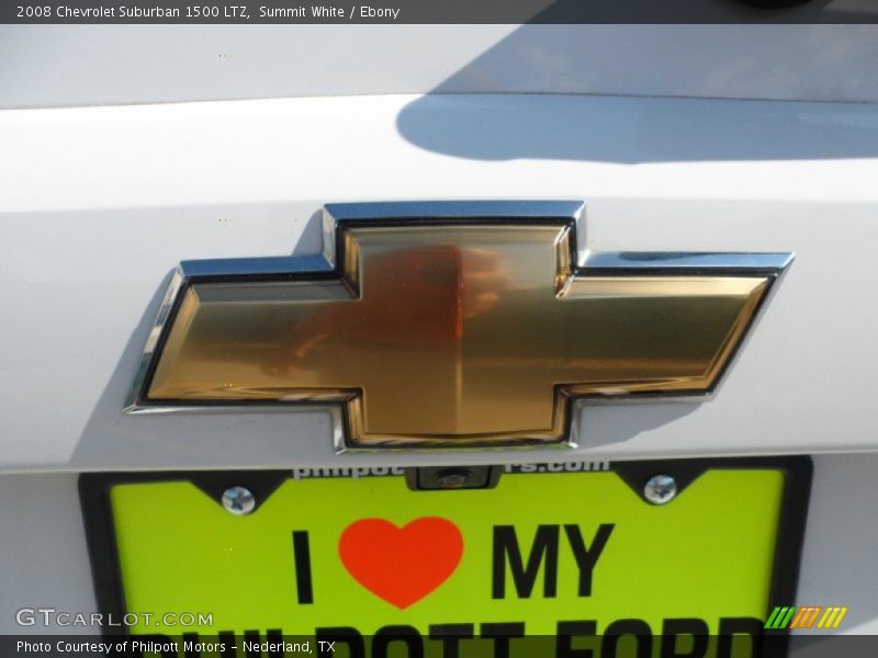 Summit White / Ebony 2008 Chevrolet Suburban 1500 LTZ