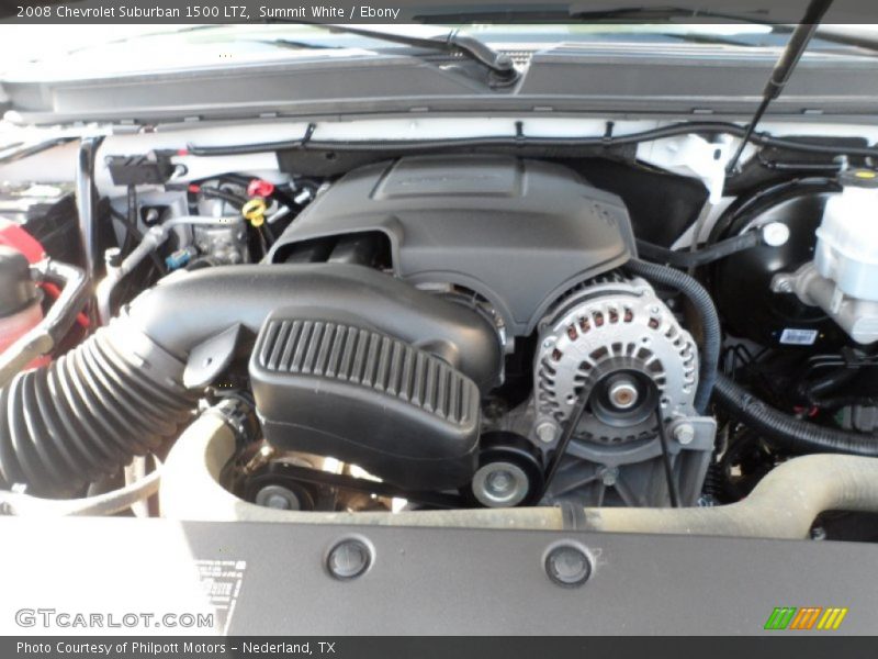 Summit White / Ebony 2008 Chevrolet Suburban 1500 LTZ