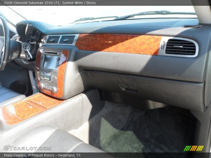 Summit White / Ebony 2008 Chevrolet Suburban 1500 LTZ