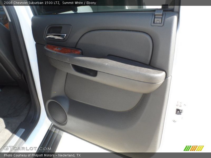 Summit White / Ebony 2008 Chevrolet Suburban 1500 LTZ