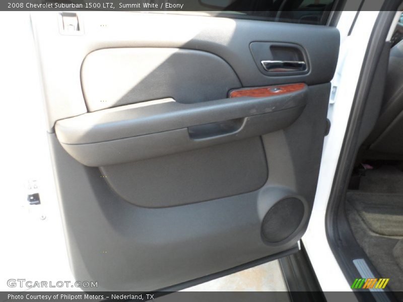 Summit White / Ebony 2008 Chevrolet Suburban 1500 LTZ