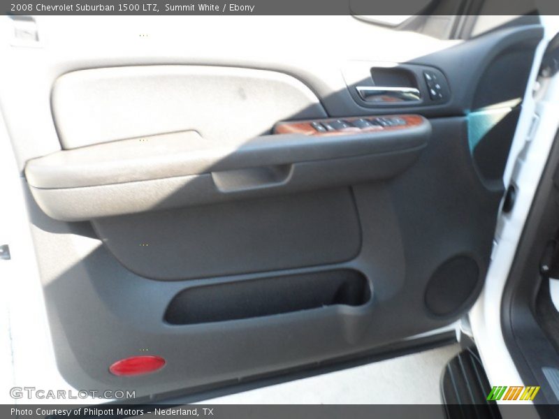 Summit White / Ebony 2008 Chevrolet Suburban 1500 LTZ