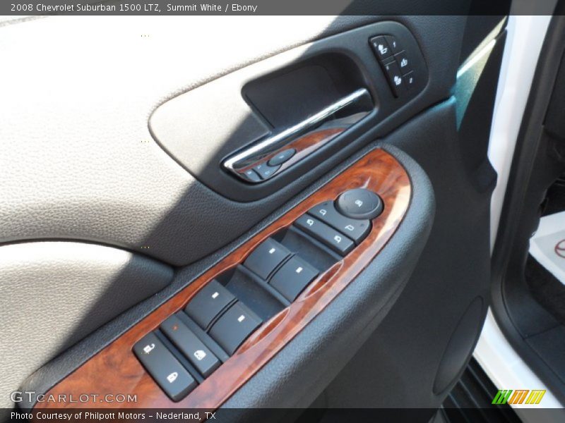 Summit White / Ebony 2008 Chevrolet Suburban 1500 LTZ