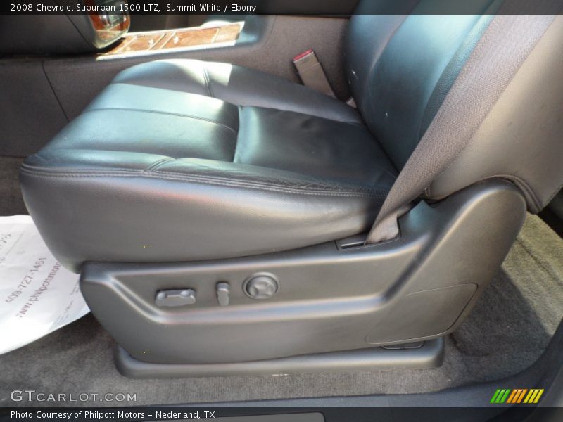 Summit White / Ebony 2008 Chevrolet Suburban 1500 LTZ