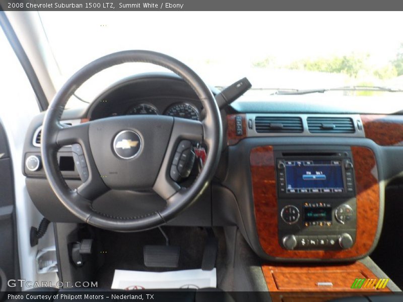 Summit White / Ebony 2008 Chevrolet Suburban 1500 LTZ