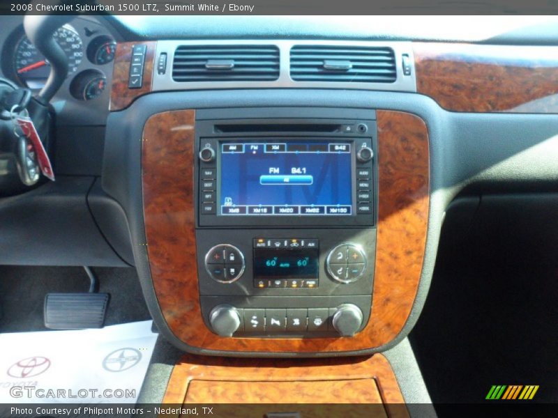 Summit White / Ebony 2008 Chevrolet Suburban 1500 LTZ