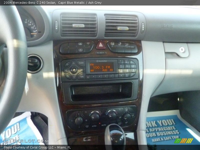 Capri Blue Metallic / Ash Grey 2004 Mercedes-Benz C 240 Sedan