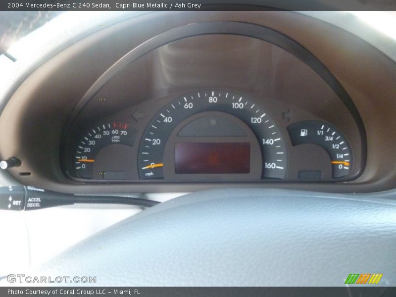 Capri Blue Metallic / Ash Grey 2004 Mercedes-Benz C 240 Sedan