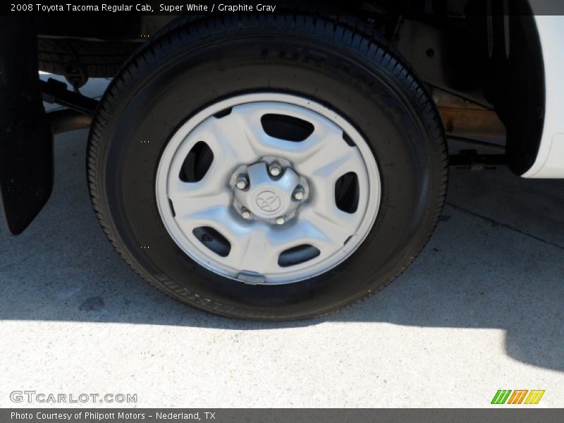 Super White / Graphite Gray 2008 Toyota Tacoma Regular Cab