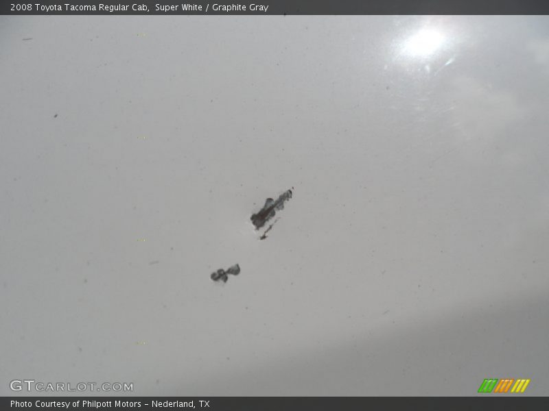 Super White / Graphite Gray 2008 Toyota Tacoma Regular Cab