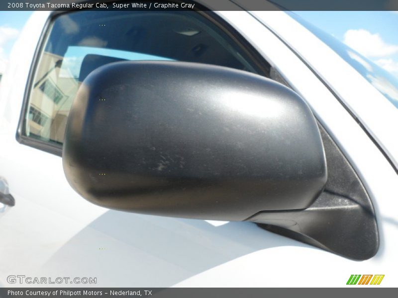 Super White / Graphite Gray 2008 Toyota Tacoma Regular Cab