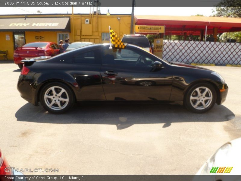 Black Obsidian / Wheat 2005 Infiniti G 35 Coupe