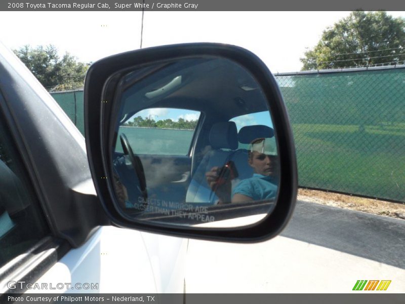 Super White / Graphite Gray 2008 Toyota Tacoma Regular Cab