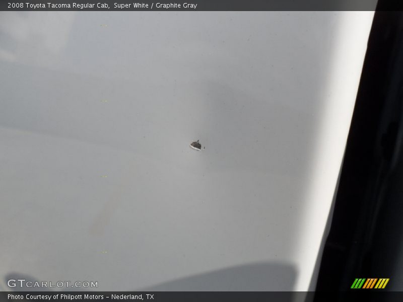 Super White / Graphite Gray 2008 Toyota Tacoma Regular Cab