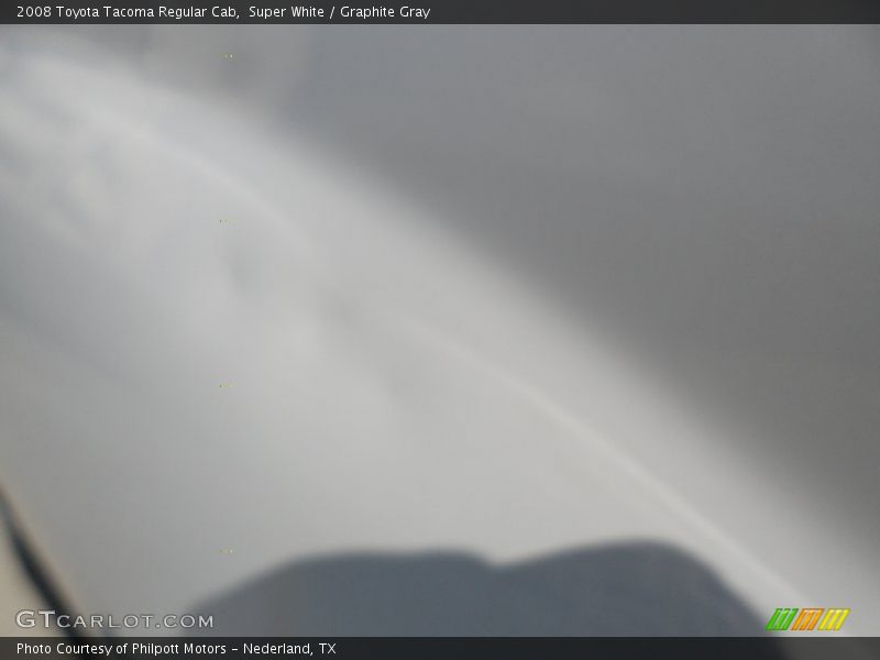 Super White / Graphite Gray 2008 Toyota Tacoma Regular Cab