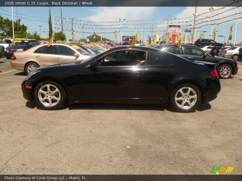 Black Obsidian / Wheat 2005 Infiniti G 35 Coupe