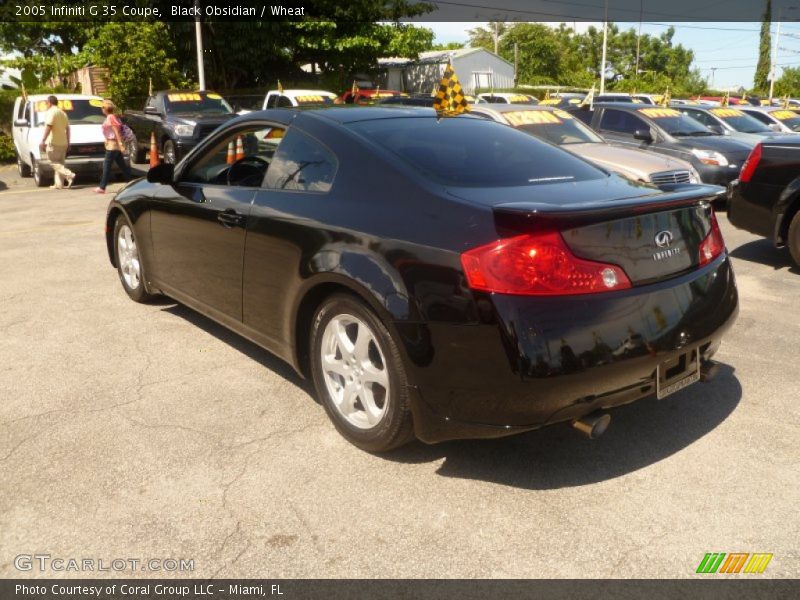 Black Obsidian / Wheat 2005 Infiniti G 35 Coupe