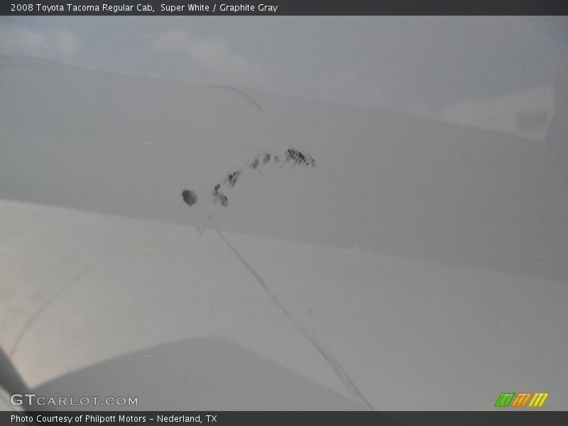 Super White / Graphite Gray 2008 Toyota Tacoma Regular Cab