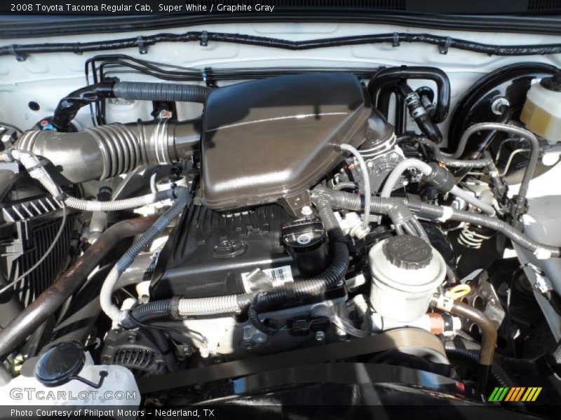 Super White / Graphite Gray 2008 Toyota Tacoma Regular Cab