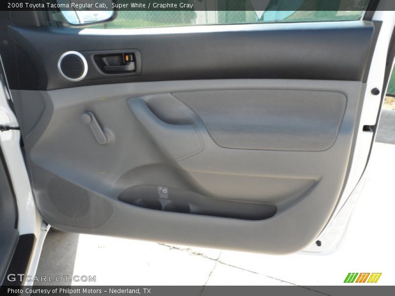 Super White / Graphite Gray 2008 Toyota Tacoma Regular Cab