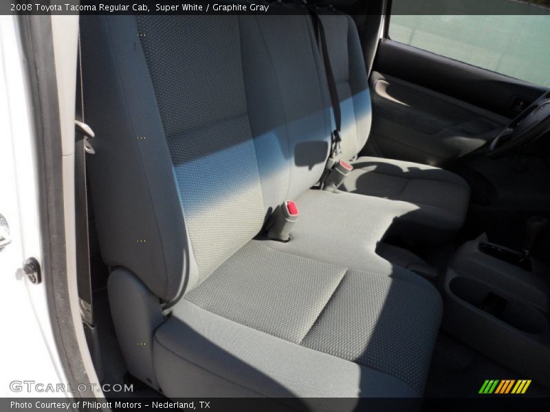 Super White / Graphite Gray 2008 Toyota Tacoma Regular Cab