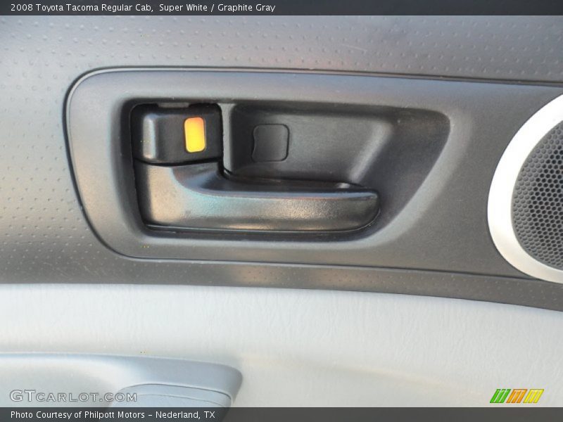 Super White / Graphite Gray 2008 Toyota Tacoma Regular Cab