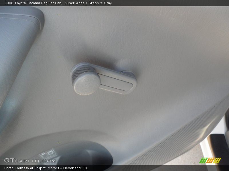 Super White / Graphite Gray 2008 Toyota Tacoma Regular Cab