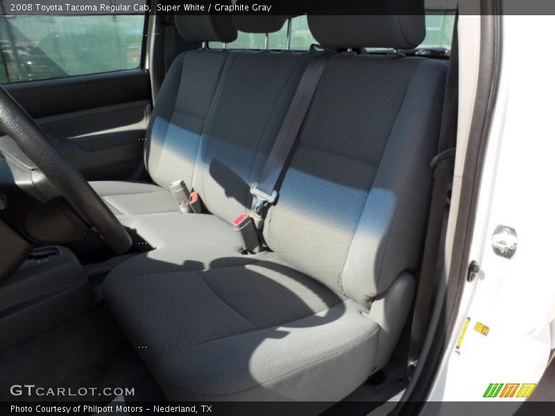 Super White / Graphite Gray 2008 Toyota Tacoma Regular Cab