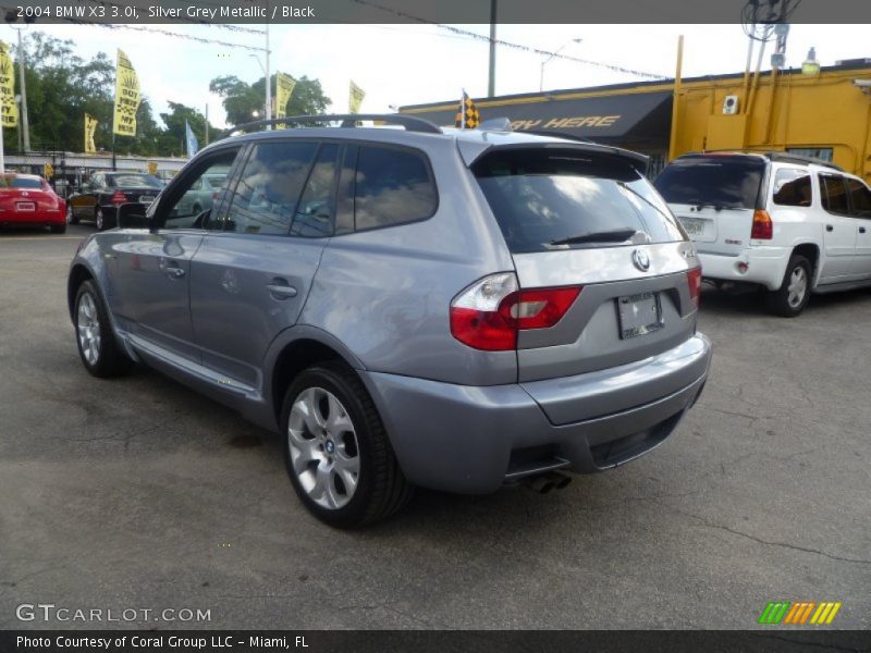 Silver Grey Metallic / Black 2004 BMW X3 3.0i