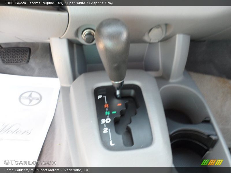Super White / Graphite Gray 2008 Toyota Tacoma Regular Cab