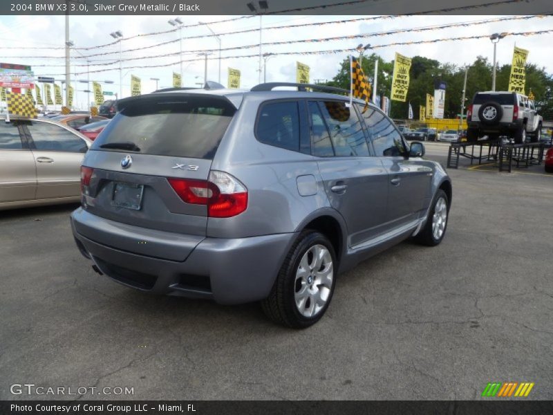Silver Grey Metallic / Black 2004 BMW X3 3.0i