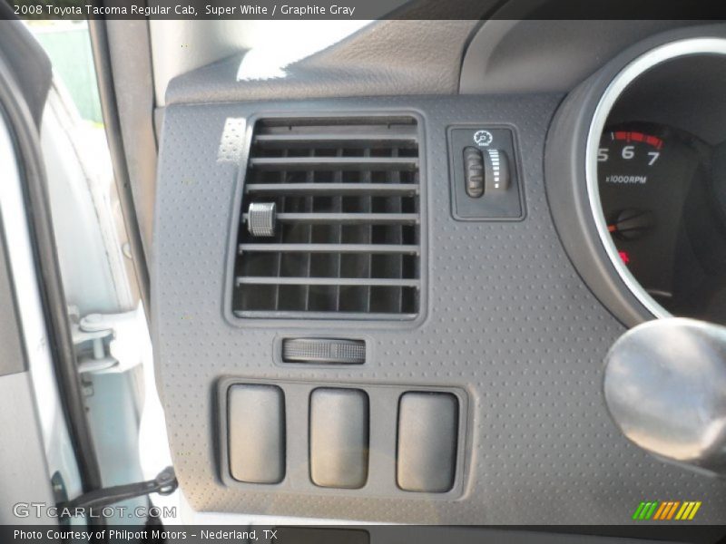 Super White / Graphite Gray 2008 Toyota Tacoma Regular Cab