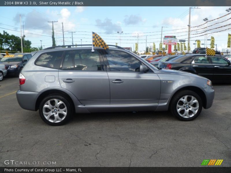 Silver Grey Metallic / Black 2004 BMW X3 3.0i