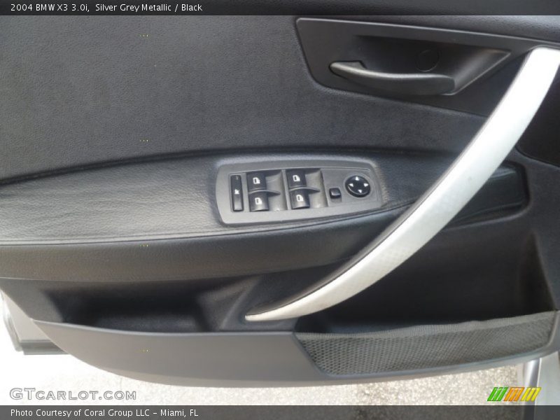 Silver Grey Metallic / Black 2004 BMW X3 3.0i