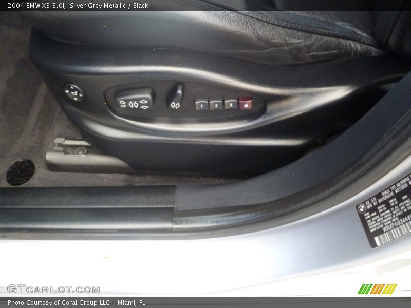 Silver Grey Metallic / Black 2004 BMW X3 3.0i