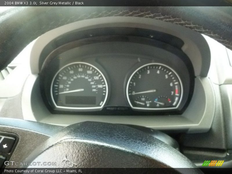 Silver Grey Metallic / Black 2004 BMW X3 3.0i