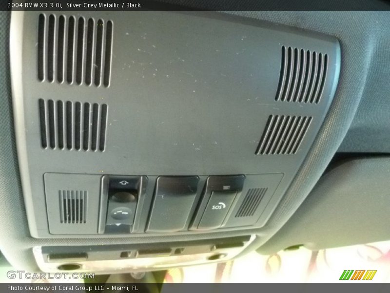 Silver Grey Metallic / Black 2004 BMW X3 3.0i