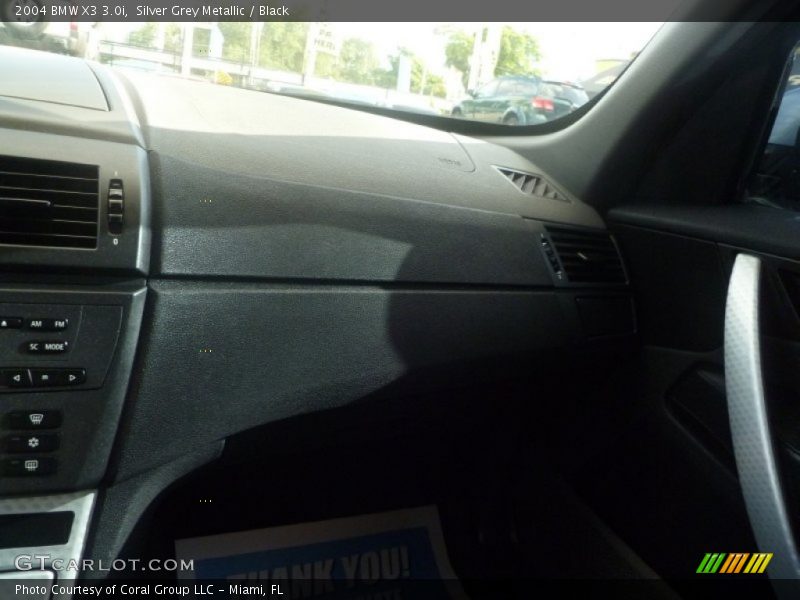 Silver Grey Metallic / Black 2004 BMW X3 3.0i