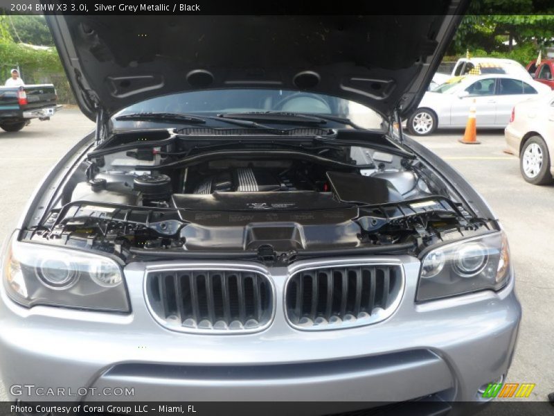 Silver Grey Metallic / Black 2004 BMW X3 3.0i