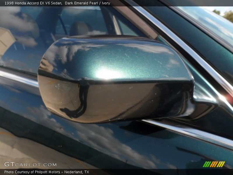 Dark Emerald Pearl / Ivory 1998 Honda Accord EX V6 Sedan