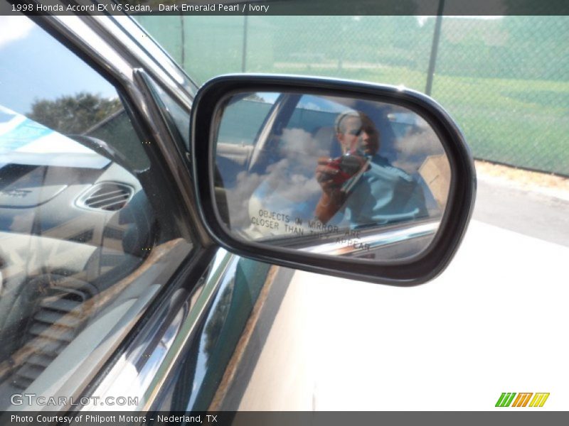 Dark Emerald Pearl / Ivory 1998 Honda Accord EX V6 Sedan
