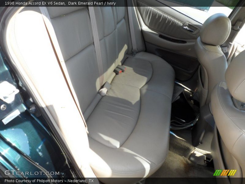 Dark Emerald Pearl / Ivory 1998 Honda Accord EX V6 Sedan
